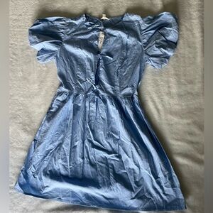 Sim & Sam light blue babydoll dress